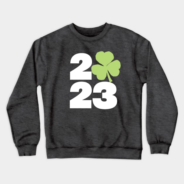 2023 St Patricks Day Crewneck Sweatshirt by ellenhenryart